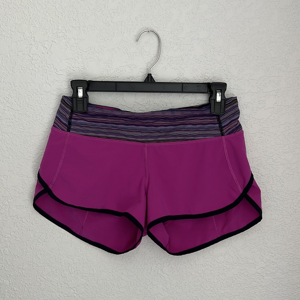 Lululemon shorts. Purple. Size 4.